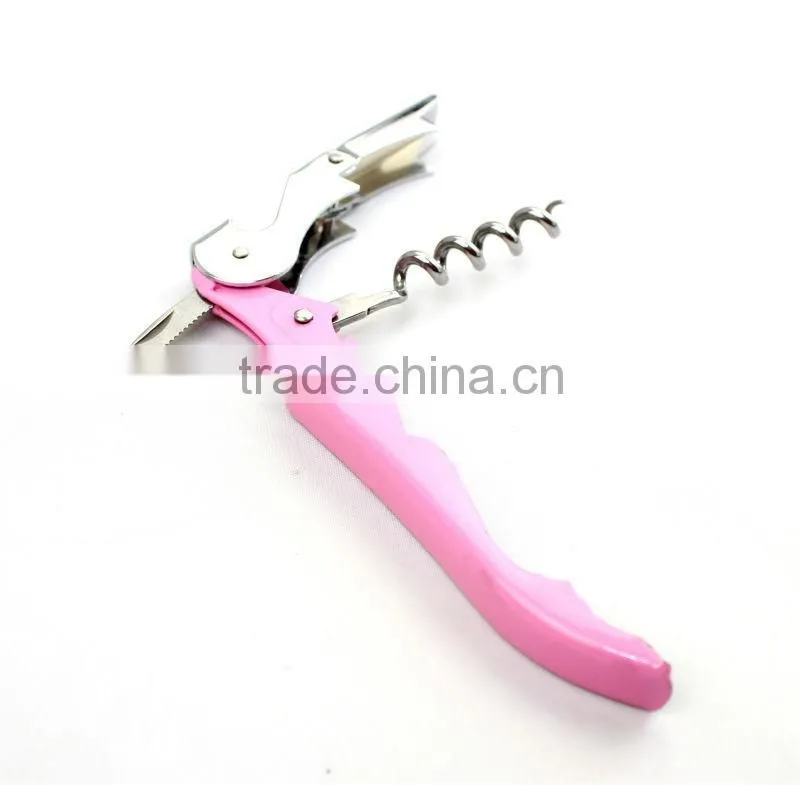 Pretty pink sea horse corkscrew