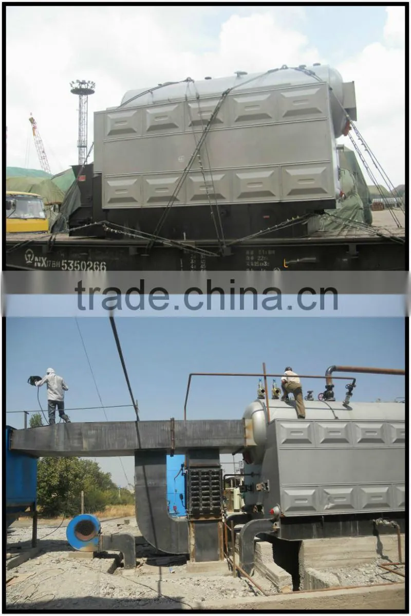 Small wood chip boiler