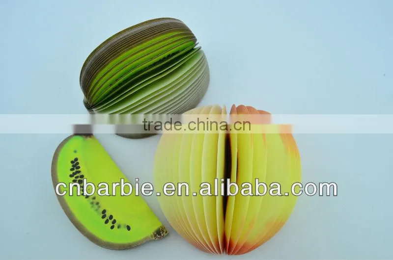 fruit shapes memo pad