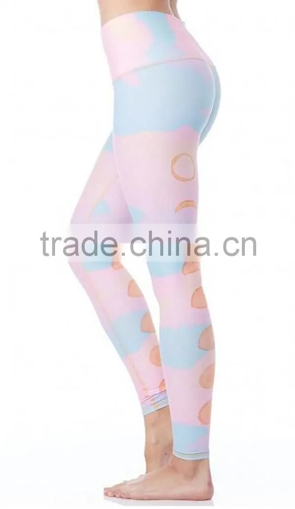 Pattern women cotton lycra leggings printed