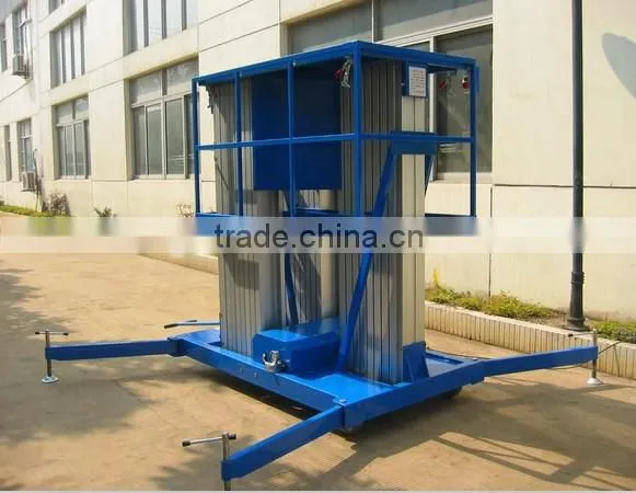 Mobile electric aluminum aerial lifting work platform