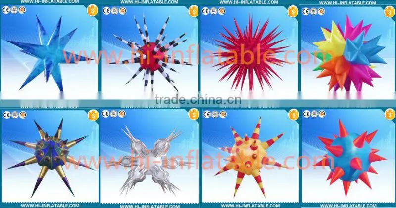 newest party decoration led light inflatable spring used for event&party&stage decoration