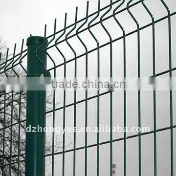 electro galvanized welded v mesh fence