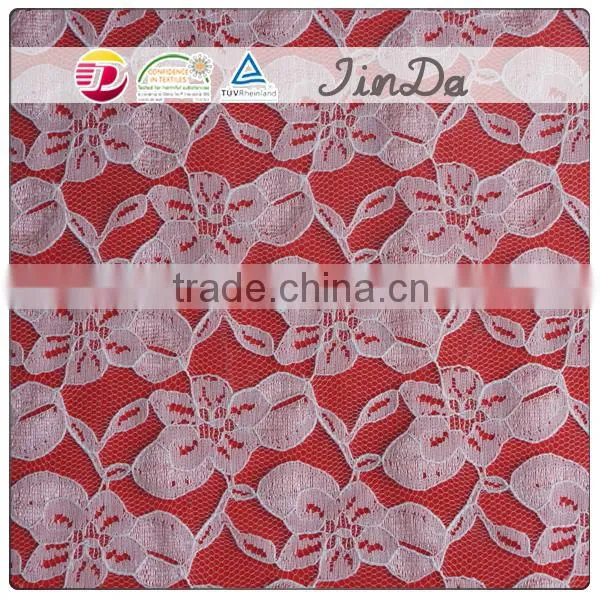 Top quality embroidery wedding lace for sale with nice design