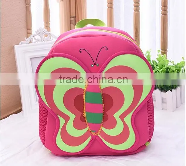 wholesale 3D high-end neoprene student backpack school bag