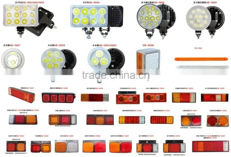 12V 24V LED trailer license plate lamp