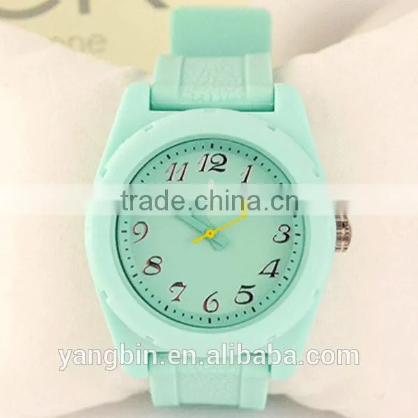 2015 China wholesale market sale popular silicone watch