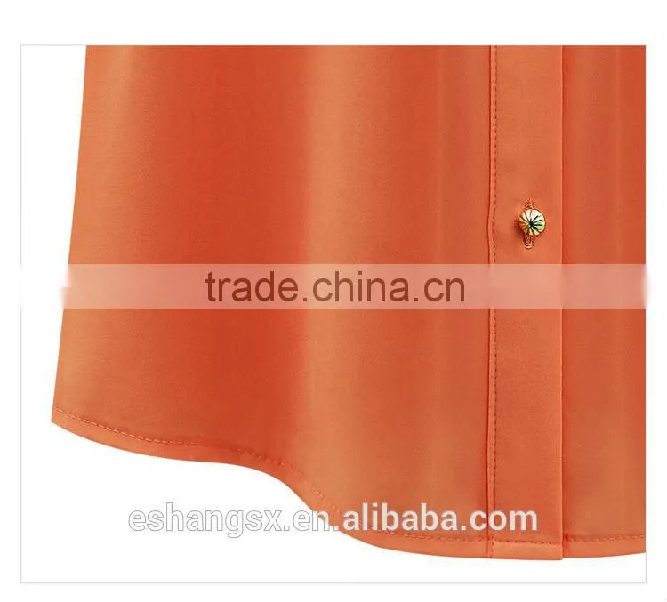 Ladies new design chiffon giant shirts
