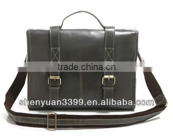 Customized Men Fashion Genuine Leather Briefcase China Supplier 2015 New