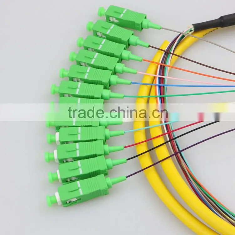 FTTH High quality 12 core SC APC fiber bundle