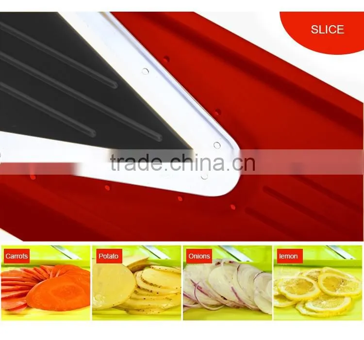 S/S+ABS 39*12*16.5 V-shaped multifunctional vegetable&fruit slicer