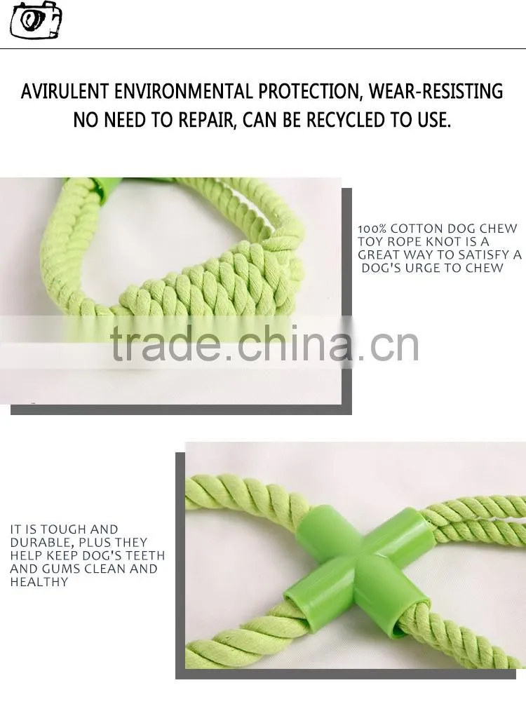 durable dog rope toy with ball for biting fashion style