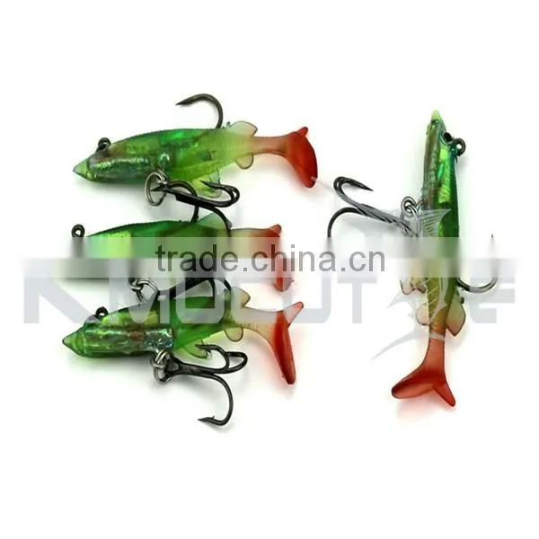 CH14SF11 Lead shad lure soft fishing lure 10cm 20g shad bait soft fishing lures