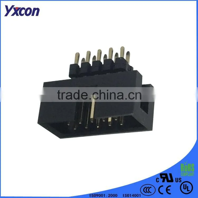 Dongguan Yxcon 2.54mm pitch dual layer dual row straight box header connector