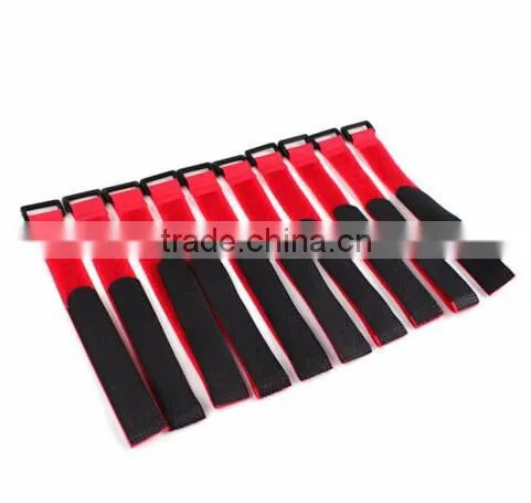 Reusable Nylon Hook Loop Strap Tie Down Wrap Cable Cord 2x20cm