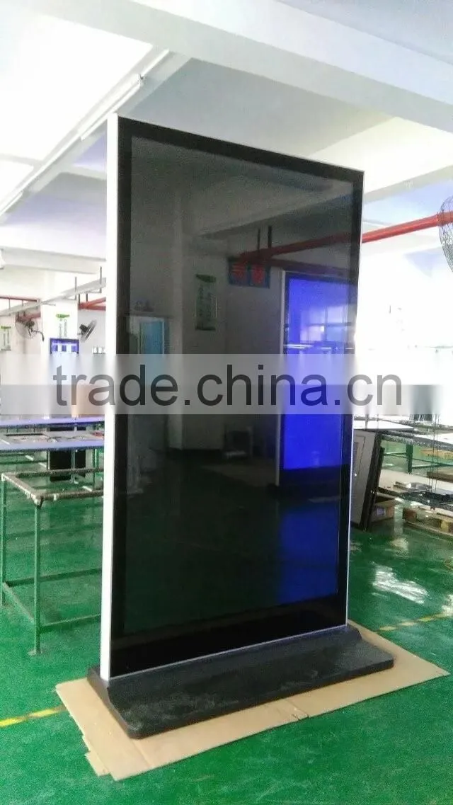 98 inch indoor freestanding LCD display digital signage player