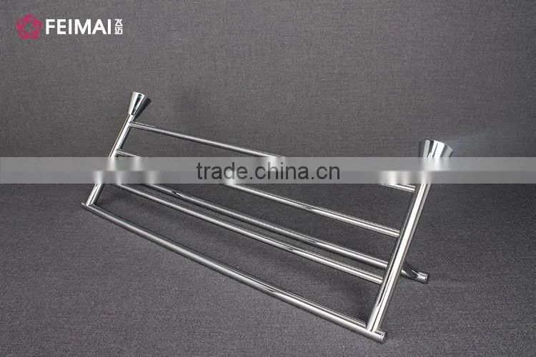 Wall Mounted Shelf Towels Bath Set Expandable Towel Rack Holder