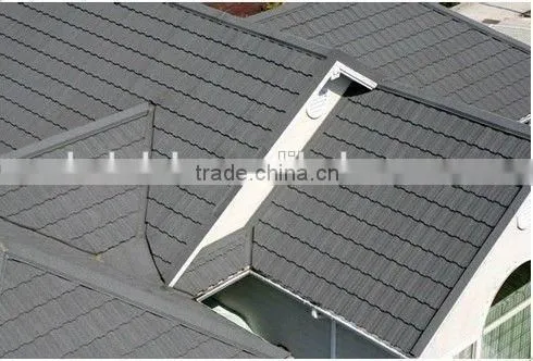 Metallic Colorful Sand Coated Steel Roofing Tiles