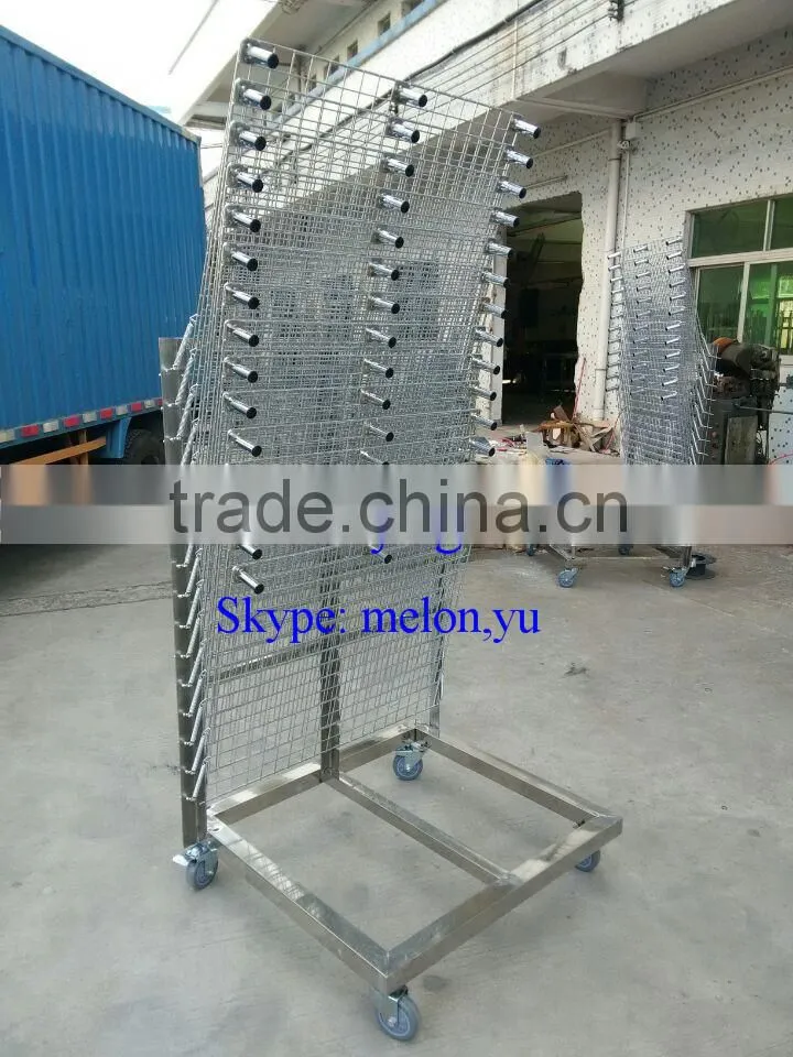 High Quality 15 Lever Chrome Mesh Drying Rack