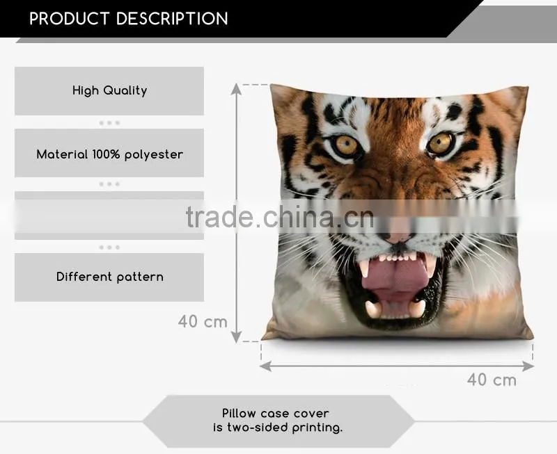 top sales nylon fashion colorful design 3d digital print pillowcases fullprint decorative throw pillow covers seat cushion Cover