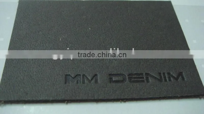 garment leather patch label for jeans