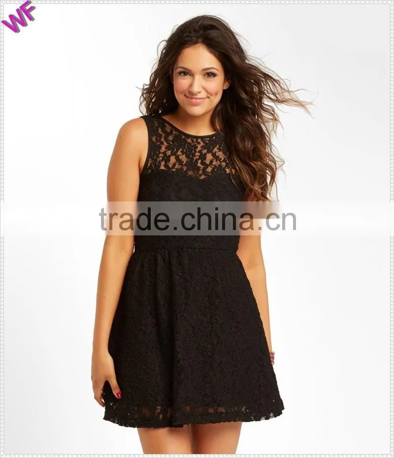 China wholesale clothing floral lace dress woman clothes woman