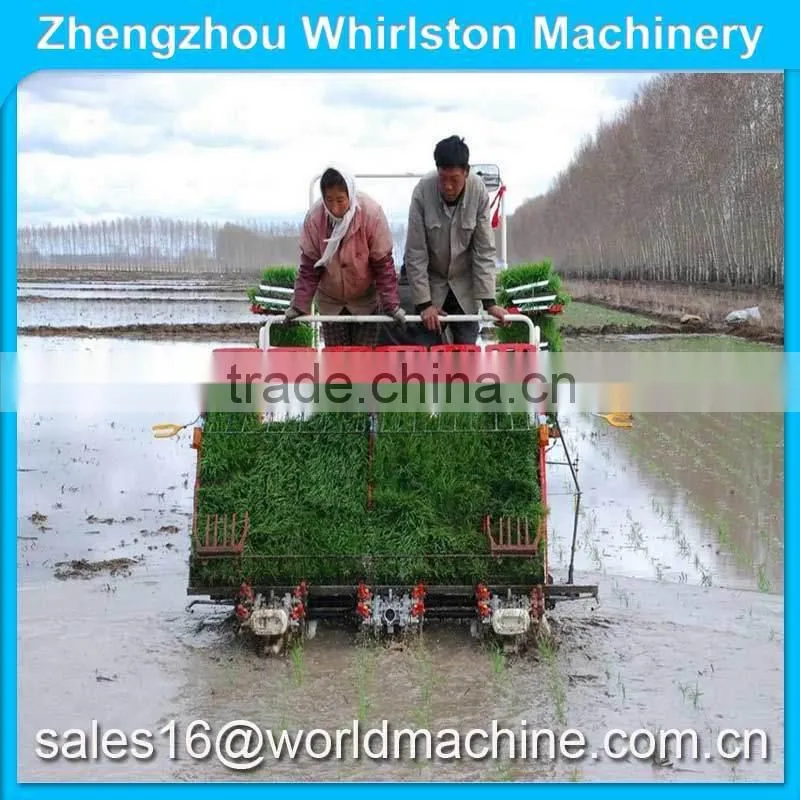 High efficiency 8 rows riding type agriculture rice planter machine price
