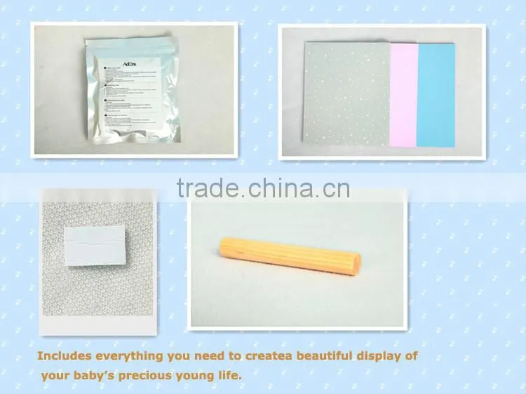 Wholesale personalised baby gifts baby foot casting kit
