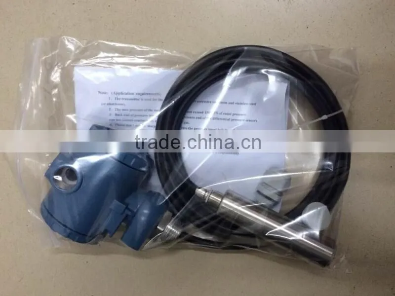 Submersible stainless steel underwater pressure sensor