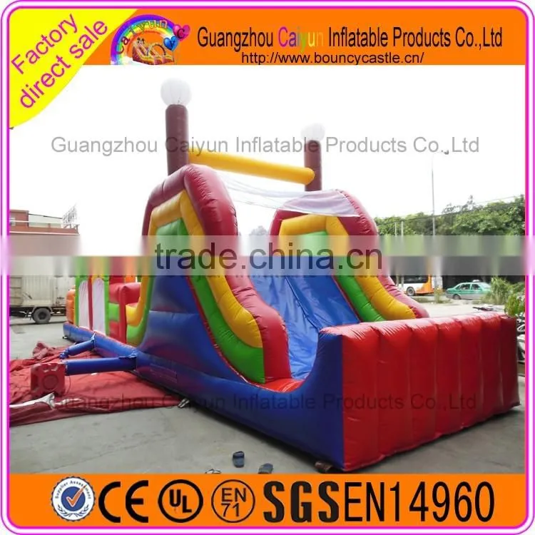 Manufature Cheap outdoor inflatable obstacle course for kids