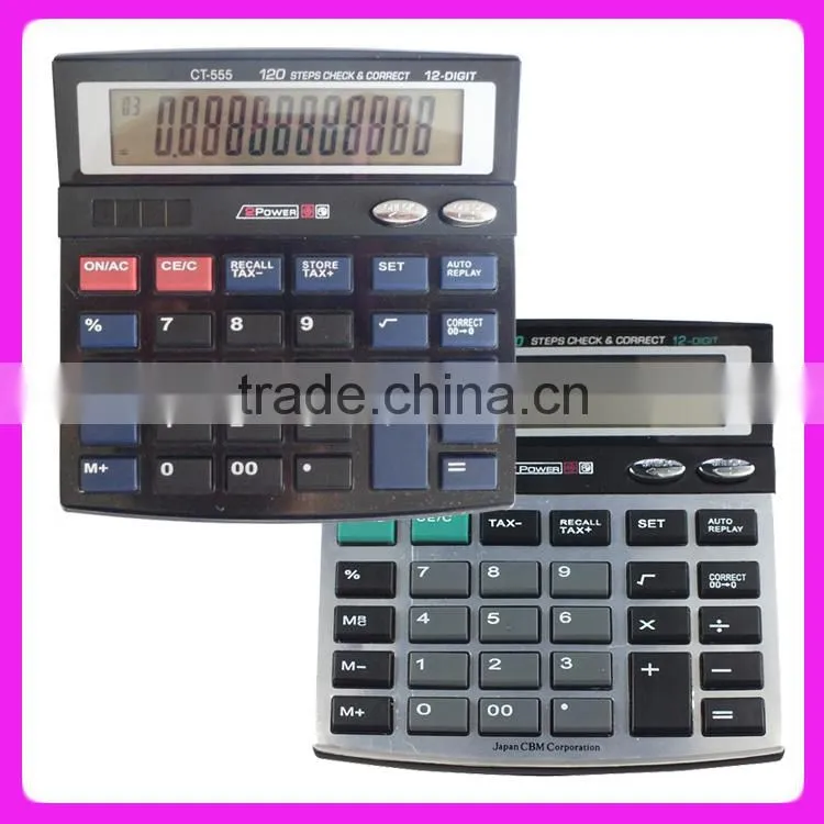Desktop 100 Steps TAX Calculator 12-Digits Electronic Calculator