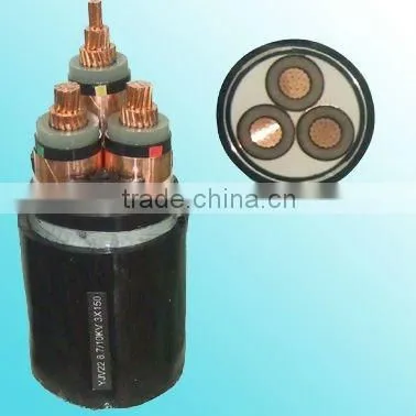 High Voltage YJV YJV22 YJV32 Armoured power Cable