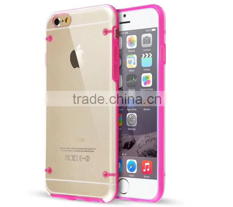 TPU Rubber Gel Ultra Thin Transparent Clear Protective Case Cover for iphone 6s
