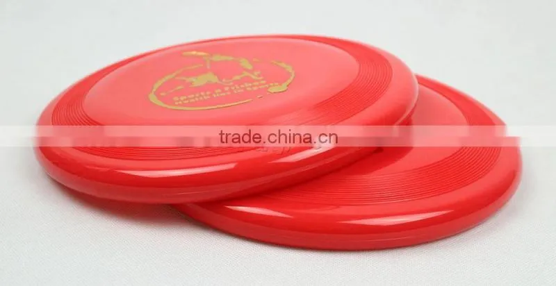 Philippines Market 2015 BSCI factory cat toys for kids Soft PE 23cm Dia Plastic Frisbee for sales