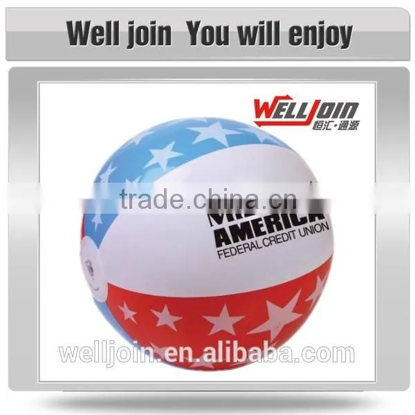 Promotion Clear PVC Inflatable wholesale beach ball