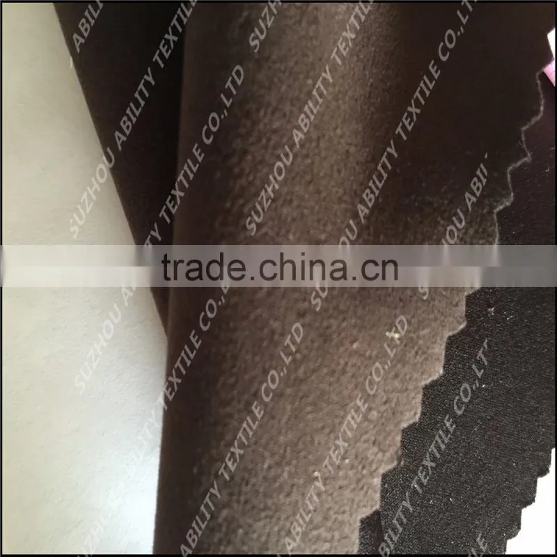 100 Polyester Microfiber Suede Dress Fabric