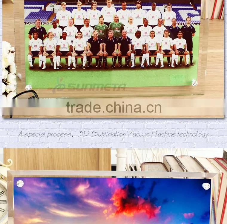 Sunmeta factory directly high quality blank sublimation glass photo frame BL-13