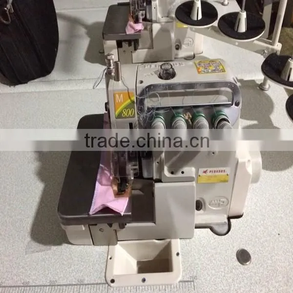 Useful high speed second hand pegasus M-800 four thread overlock indutrial sewing machine
