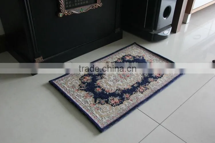 jacquard door mats Non-woven Fabrics backing floor carpet