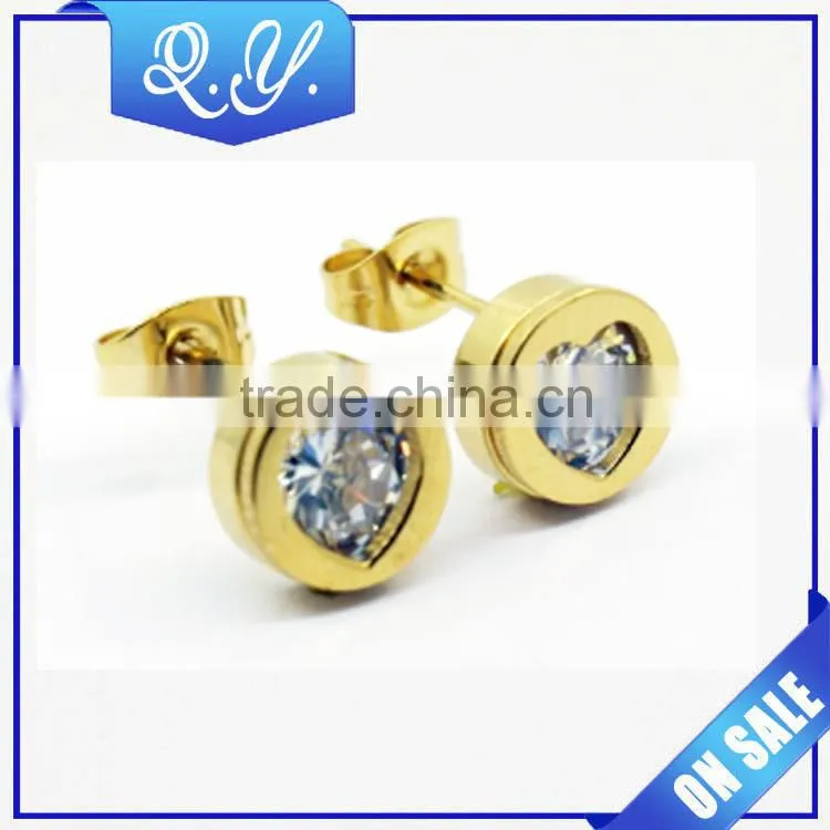 Double wood earrings wholesale fashion jewelry barbell piercing