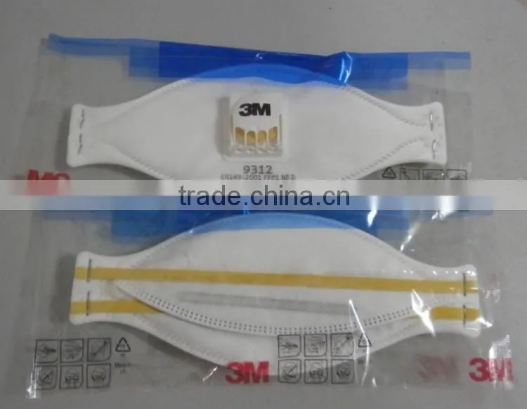 3M EN149:2001 FFP1 9312 respirators mask, FFP1 3M 9312 gas mask