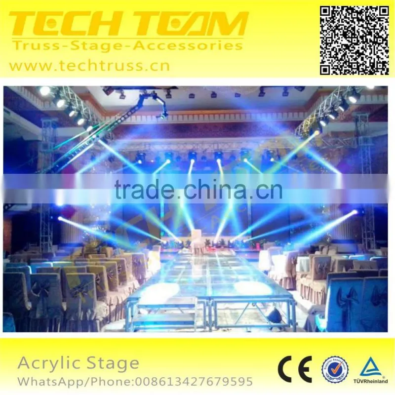 ST3-Stage Aluminum Adjustable catwalk aluminum stage for event