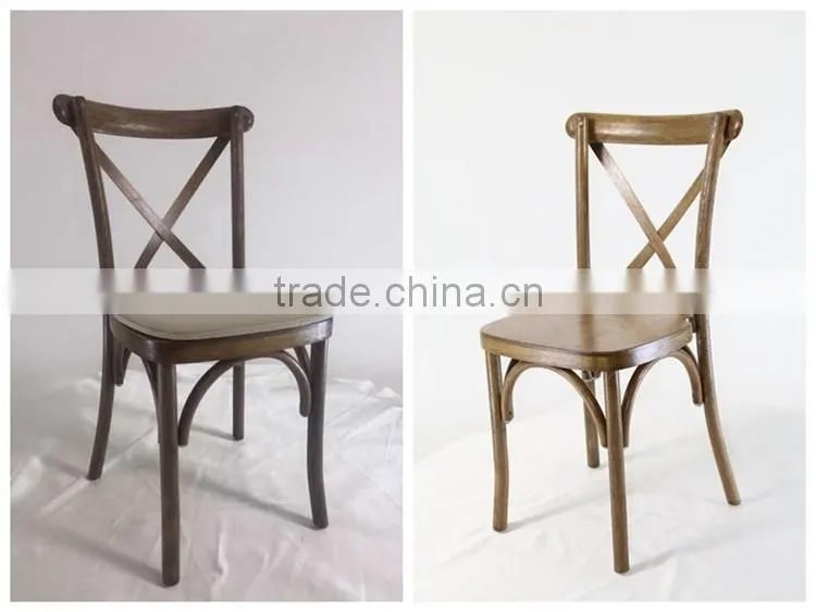 Hot Market Strong Wood Cross Back Chair