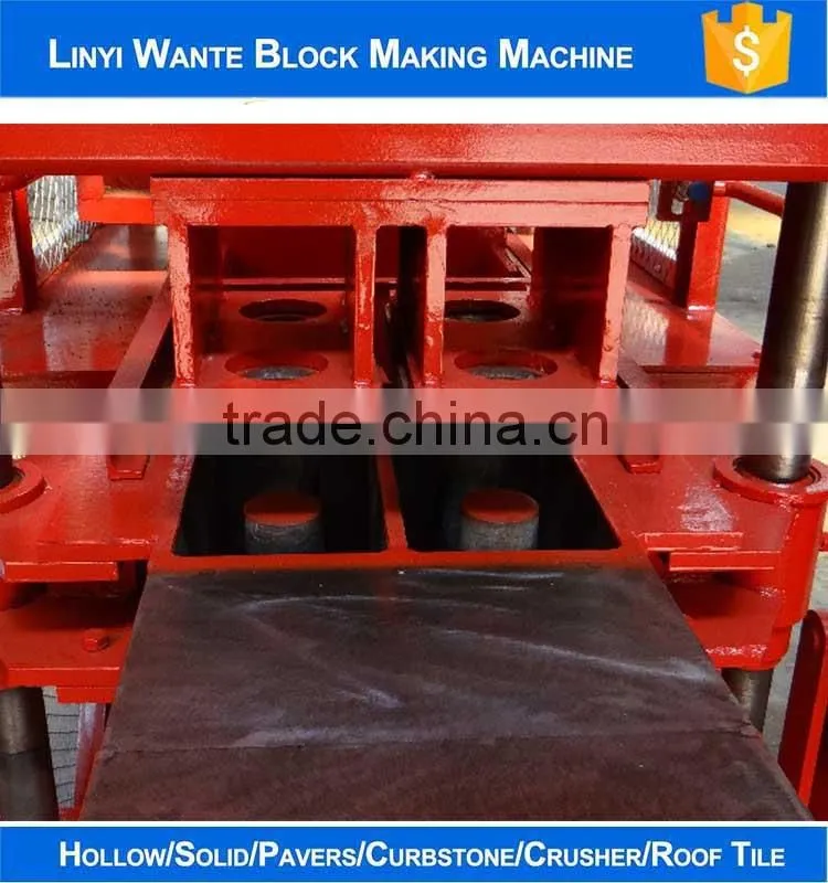 WT2-10 interlocking soil cement blocks making machine
