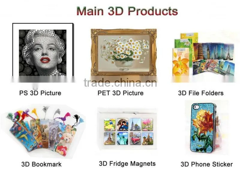 lenticular 3D mouse pad with deep 3d effect