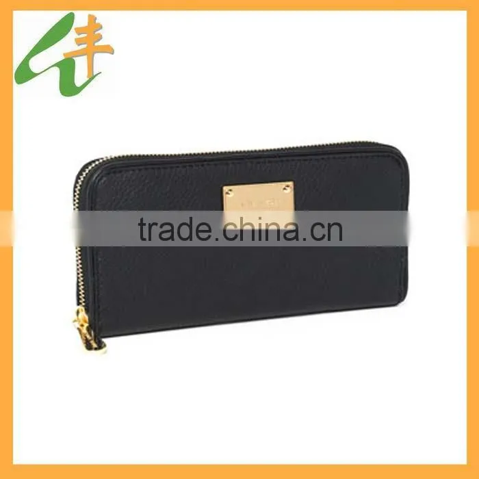 2015 beautiful ladies leather business wallet wholesale cheap price