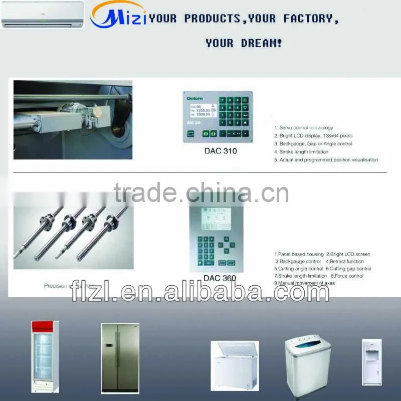 Hydraulic guillotine shearing machine,refrigeration equipment ,Hydraulic Guillotine Swing beam Shear QC12Y,CNC hydraulic swing b
