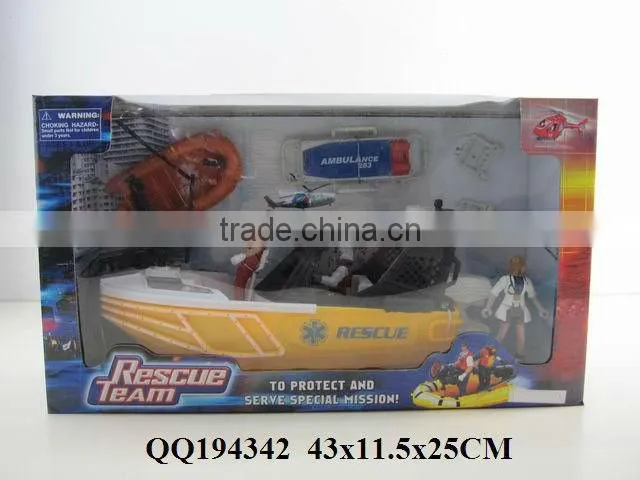 Rescue team set, funny set toy for kids, funny pretend toy