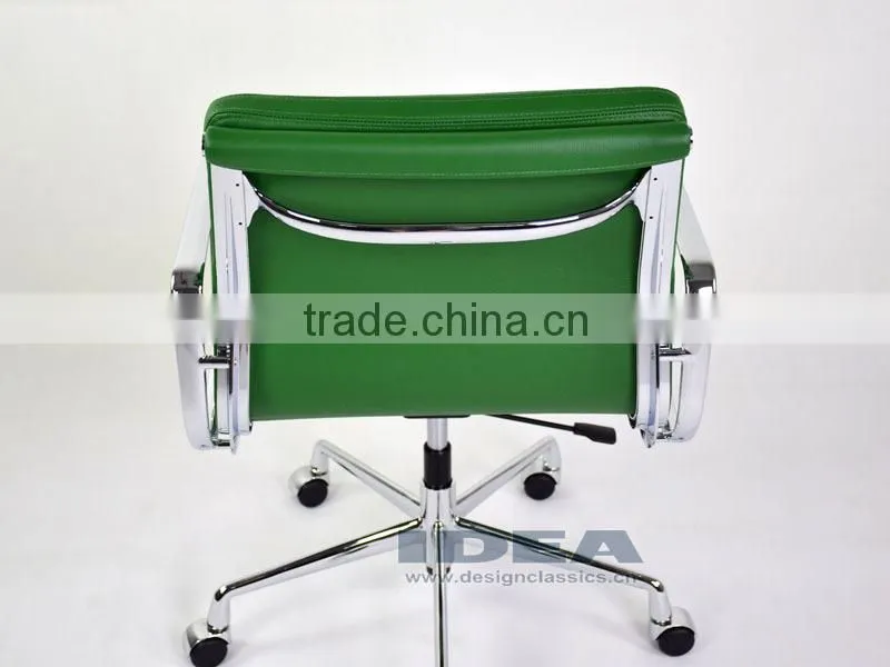 Replica EA217 Charles soft pad desk chair- Green Color Genuine Leather