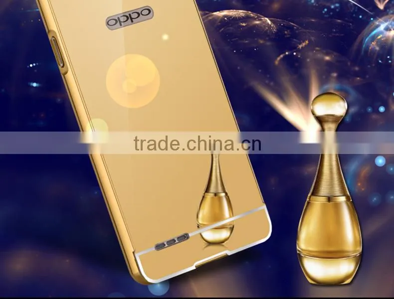 High Quality Aluminum Bumper Mirror Phone Case Cover For OPPO A53